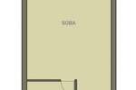 Garsonjera, Beograd, Centar (Savski venac), izdavanje, 20m2, 500e, id1390045