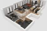 Dvosoban stan, Beograd, Banovo Brdo, prodaja, 47m2, 165165e, id1391698