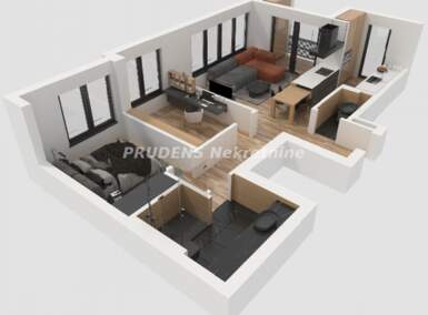 Dvosoban stan, Beograd, Banovo Brdo, prodaja, 47m2, 165165e, id1391698