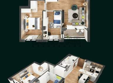 Troiposoban stan, Kragujevac, Erdoglija, prodaja, 62m2, 121275e, id1392268