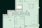 Troiposoban stan, Kragujevac, Erdoglija, prodaja, 62m2, 121275e, id1392268
