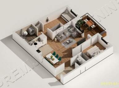 Trosoban stan, Beograd, Lion, prodaja, 66m2, 219483e, id1392647