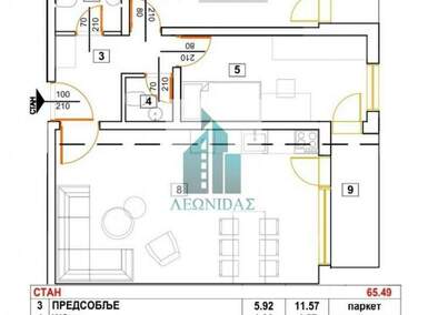 Dvoiposoban stan, Niš, prodaja, 65m2, 94450e, id1393315