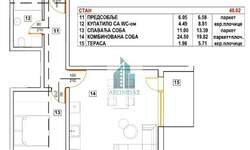 Jednoiposoban stan, Niš, prodaja, 48m2, 76700e, id1393319