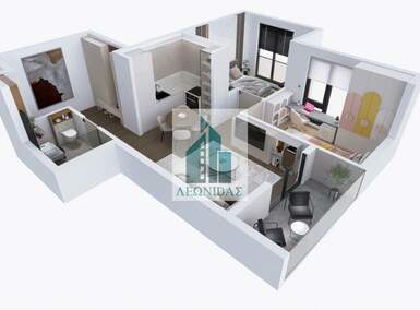 Dvoiposoban stan, Niš, prodaja, 52m2, 96200e, id1393320
