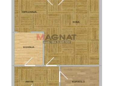 Stan, Beograd, Julino Brdo, prodaja, 39m2, 125000e, id1381955
