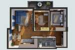 Dvoiposoban stan, Leskovac, Centar, prodaja, 70m2, 103950e, id1395467