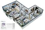 Dvoiposoban stan, Beograd, Rvati, prodaja, 69m2, 110400e, id1392287