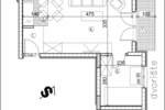 Dvoiposoban stan, Beograd, Vukov spomenik, prodaja, 43m2, 215600e, id1361364