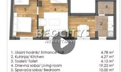 Dvosoban stan, Novi Sad, Salajka, prodaja, 44m2, 79200e, id1400924
