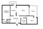 Dvosoban stan, Beograd, Dorcol, izdavanje, 63m2, 850e, id1400933