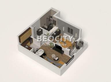 Dvosoban stan, Novi Sad, Telep, prodaja, 46m2, 129020e, id1401019