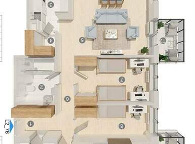 Troiposoban stan, Beograd, Gornji Grad, prodaja, 132m2, 355000e, id1401551