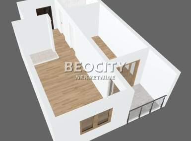 Dvosoban stan, Beograd, Zvezdara, prodaja, 51m2, 192000e, id1403523