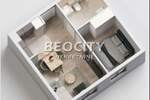 Dvosoban stan, Beograd, Banovo Brdo, prodaja, 30m2, 99600e, id1403656