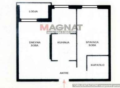 Dvosoban stan, Ruma, centar, prodaja, 62m2, 99888e, id1404287