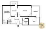 Dvosoban stan, Beograd, Dorćol, izdavanje, 63m2, 850e, id1411477