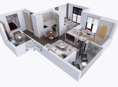 Dvoiposoban stan, Niš, Čair, prodaja, 52m2, 105850e, id1411548