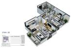 Dvoiposoban stan, Beograd, Rvati, prodaja, 73m2, 116800e, id1412591