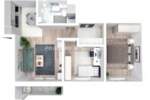 Trosoban stan, Pančevo, prodaja, 55m2, 77920e, id1362705