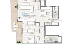 Cetvorosoban stan, Beograd, Autokomanda, prodaja, 137m2, 604999e, id1419129