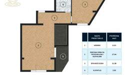 Dvosoban stan, Niš, prodaja, 54m2, 99900e, id1356738