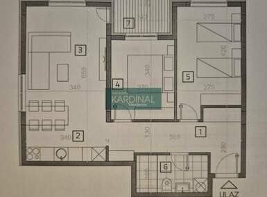 Dvosoban stan, Jagodina, prodaja, 64m2, 95360e, id1422404