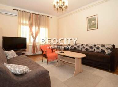 Jednosoban stan, Beograd, Vračar (centar), izdavanje, 50m2, 600e, id1423367