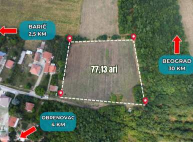 Plac, Beograd, Barič, prodaja, 0m2, 77000e, id1360450