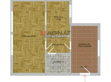 Jednoiposoban stan, Beograd, Kopitareva gradina, prodaja, 32m2, 170000e, id1426603