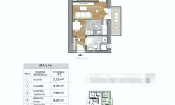 Jednoiposoban stan, Apatin, prodaja, 40m2, 43500e, id1427839