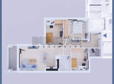 Troiposoban stan, Niš, Centar, prodaja, 89m2, 192060e, id1428813