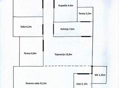 Trosoban stan, Beograd, Vidikovac, prodaja, 91m2, 218000e, id1432023