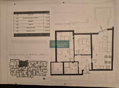 Trosoban stan, Jagodina, prodaja, 65m2, 104500e, id1431460