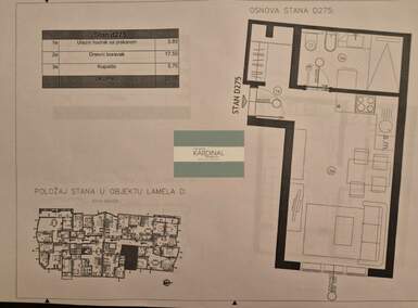 Garsonjera, Jagodina, prodaja, 27m2, 43200e, id1431468