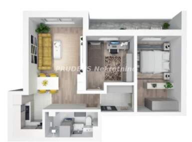 Trosoban stan, Pančevo, prodaja, 62m2, 90060e, id1362704