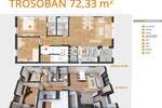 Trosoban stan, Novi Sad, Telep, prodaja, 72m2, 180000e, id1440132