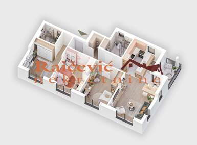 Cetvorosoban stan, Beograd, Cvetkova Pijaca, prodaja, 87m2, 245000e, id1442175