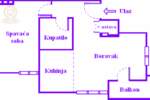 Dvosoban stan, Beograd, Crveni Krst, izdavanje, 46m2, 650e, id1446701