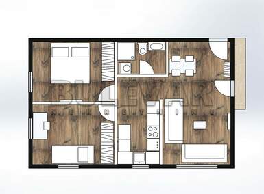 Dvoiposoban stan, Niš, Donja Vrežina, prodaja, 60m2, 93000e, id1446754