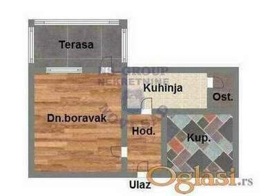 Jednosoban stan, Novi Sad, Telep, prodaja, 26m2, 85000e, id1447255