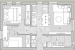 Trosoban stan, Beograd, Ledine, prodaja, 52m2, 101400e, id854998