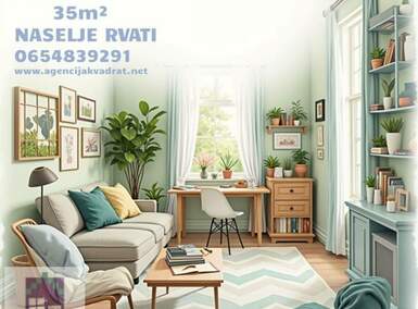 Stan, Beograd, Rvati, prodaja, 35m2, 56000e, id1447703