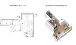 Jednosoban stan, Novi Sad, prodaja, 33m2, 81600e, id1448073
