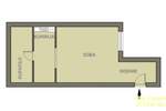 Jednosoban stan, Beograd, Obilićev venac, prodaja, 22m2, 118800e, id1448451