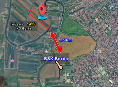 Plac, Beograd, BorČa, prodaja, 5700m2, 130000e, id1448418