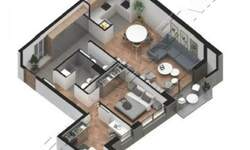 Dvoiposoban stan, Beograd, Čubura, prodaja, 65m2, 347000e, id1448714