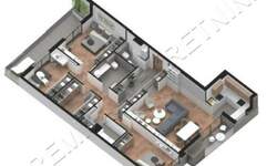 Cetvorosoban stan, Beograd, Čubura, prodaja, 113m2, 598000e, id1448715