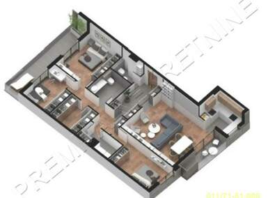 Cetvorosoban stan, Beograd, Čubura, prodaja, 113m2, 598000e, id1448715