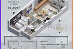 Jednoiposoban stan, Niš, Bubanj, prodaja, 36m2, 59990e, id1448817
